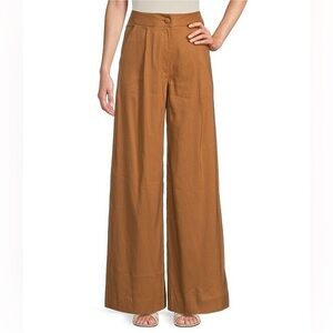 Antonio Melani x M.G. Style Gigi Linen Blend Pocket Trouser Pants